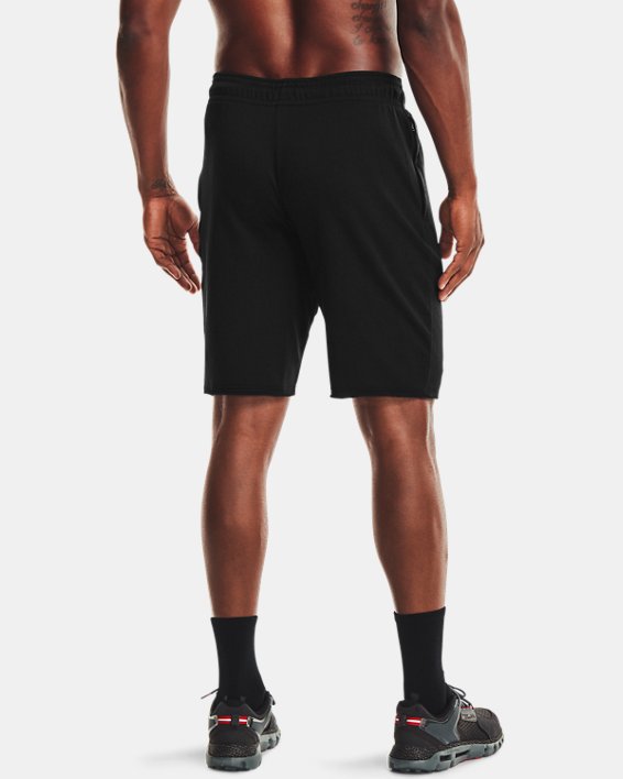 Men's UA Rival Terry 25th Anniversary Shorts, Black, pdpMainDesktop image number 1